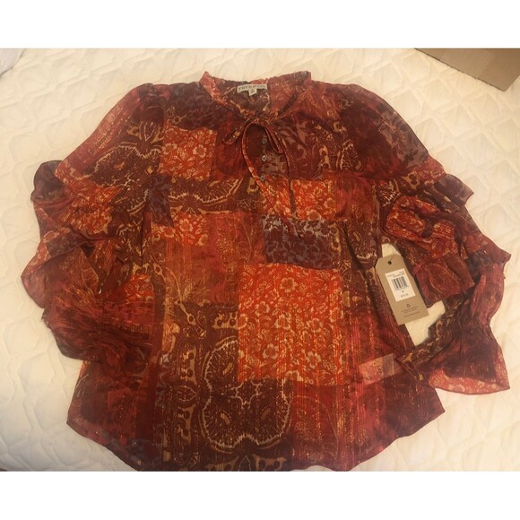 Frye and Co Blouse Tassel Top - Picture 7 of 7